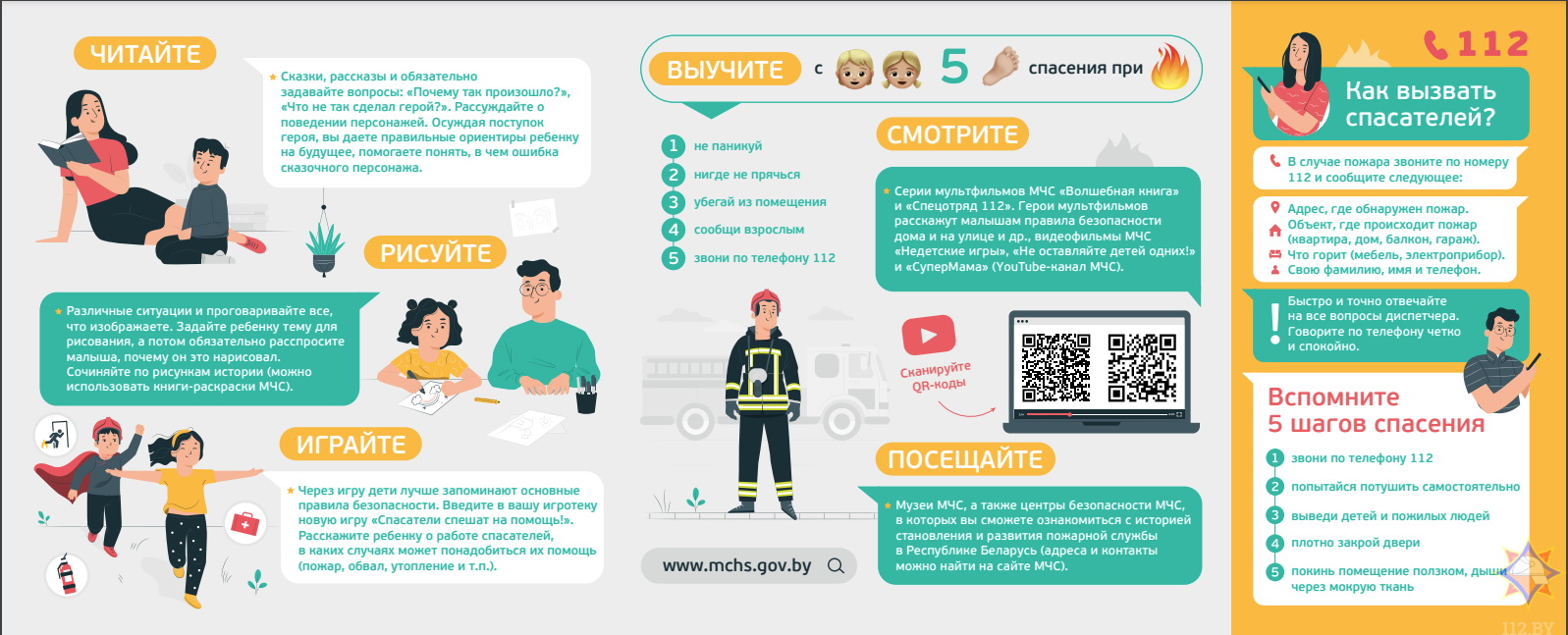 МЧС информирует © Средняя школа №2 г.п. Смиловичи